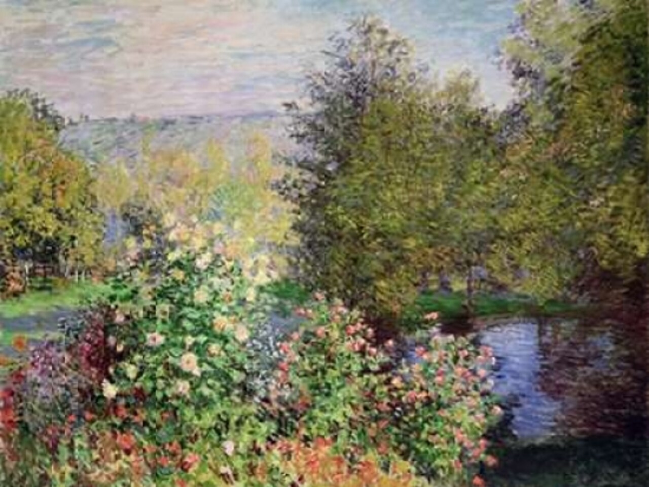 A corner of the Garden at Montgeron Poster Print by Claude Monet - Item # VARPDX3CM1969